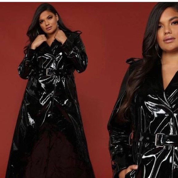 Limited edition Cardi B for Fashion Nova black Trench coat SOLD OUT size MEDIUM - Picture 16 of 16